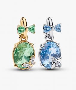 Подвеска Pandora Bridgerton Butterfly & Bee Splittable Dangle, серебро/золото