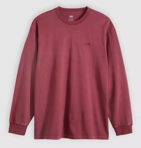 Лонгслив Levi's Premium Authentic Garment Dye, красный