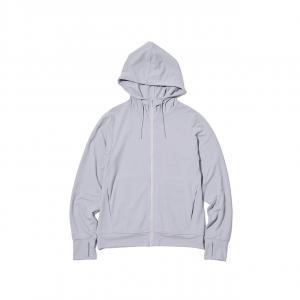 Толстовка Uniqlo IRism Mesh UV Protection на молнии, серый