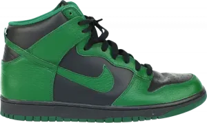 Лимитированные кроссовки Nike Dunk High 'Gorge Green Black', зеленый