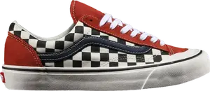 Кеды Vans Style 36 SF Two Tone Salt Wash, красный