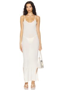 Простое платье Donni., бежевый