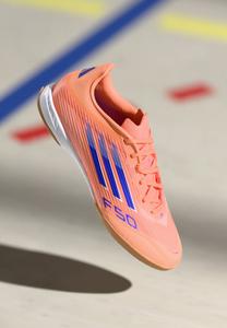 Кроссовки Adidas Performance F50 LEAGUE INDOOR FOOTBALL BOOTS, Beam Orange/Lucid Blue/Footwear White/Orange