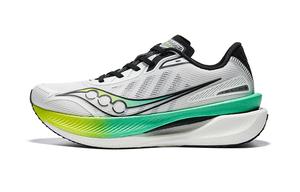 Кроссовки для бега и тренировок Idling Cruise Shock Absorbers Rebound Low top Unisex белые Saucony, белый зеленый
