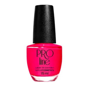 Лак для ногтей 057, покрывающий неоново-розовый, 15 мл Maga Cosmetics Proline, цвет 057