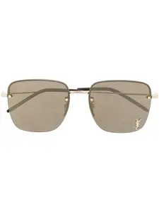 Солнцезащитные очки Monogram SL312M Saint Laurent Eyewear, черный