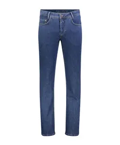 Светло-Голубые джинсы прямого кроя Mac, синий