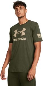 Футболка с коротким рукавом Under Armour Freedom Graphic, (390) Marine Od Green/Desert Sand/Logo