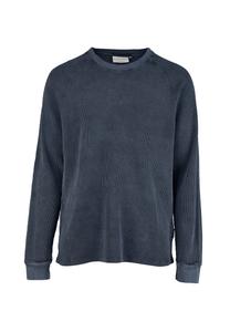 Свитер Cleptomanicx Boxy Crewneck Thermal, Dark blue