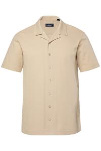 Men Plus Рубашка на пуговицах комфортного кроя в бежевом цвете