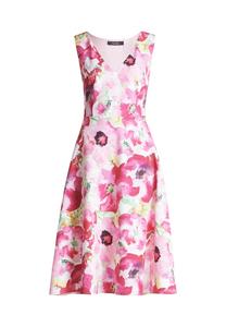 Летнее платье длиной до колена Vera Mont, мультиколор