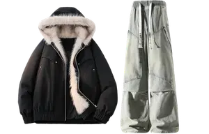 Толстовка Casual Sportswear утепленная с флисовой подкладкой X1617, черный mountain hawk jacket+желтый mud jeans