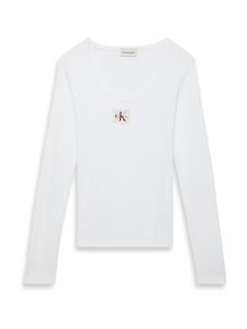 Лонгслив Calvin Klein Jeans, White