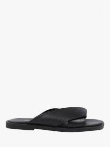 Сандалии из натуральной кожи hazelle на плоской подошве для мула Jones Bootmaker, черный