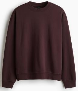 Свитшот H&M Loose Fit, сливовый