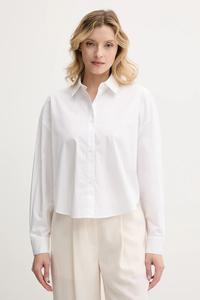 Хлопковая рубашка Armani Exchange, белый