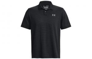 Рубашка поло мужская черная Under Armour, черный