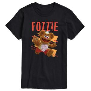 Футболка's Muppet Babies Big & Tall Baby Fozzie с рисунком Disney, черный