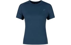 Футболка женская темно-синяя Asics