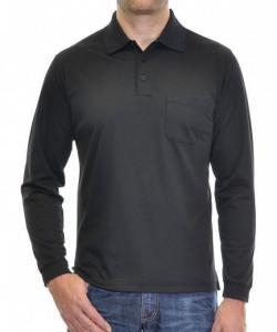 Поло Ragman Langarm, черный