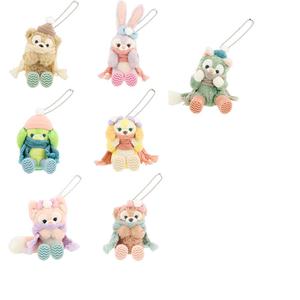 Зимняя коллекция 2024 сидячие куклы плюшевый подвесной аксессуар малый размер high tokyo Disney, Winter Charm Sitting Posture Set