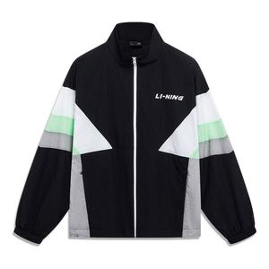 Куртка с графическим цветным блоком Li-Ning, черный