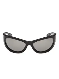 Солнцезащитные очки с декоративными дужками Tom Ford, черный