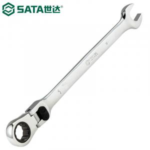 SATA 46815 трещотка с подвижной головкой, сливовой открытый ключ, сливовой открытый двойной быстрый ключ двойного назначения, 22 мм