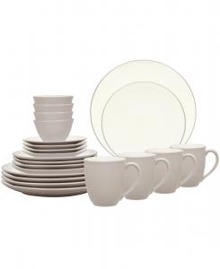 Набор посуды Colorwave Coupe из 20 предметов, на 4 персоны Noritake, цвет sand