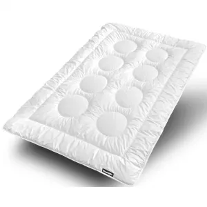 Одеяло из хлопка Fusion, одеяла для лета и зимы 4 сезона, наполнитель полиэстер, 1 шт., размер 135x200 см, 155x220 см, микроволокно Dunlofill Helix, одеяло Dunlopillo, белый