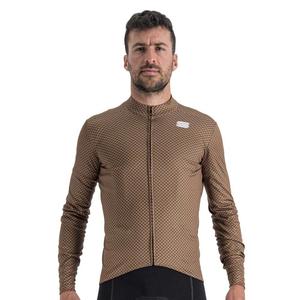 Джерси с длинным рукавом Sportful Checkmate Thermal, коричневый