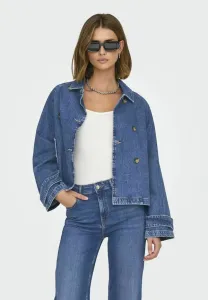 Короткая джинсовая куртка onlapril Only, Medium Blue Denim