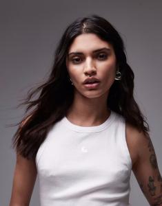 Топ Carhartt WIP Philips белого цвета