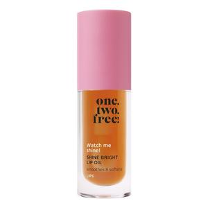 Масло для губ shine bright lip oil Onetwofree, 02 - oh orange, объем 5 мл
