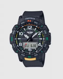 Casio Pro Trek PRT-B50-1ER Аналого-цифровые мужские часы из черной смолы