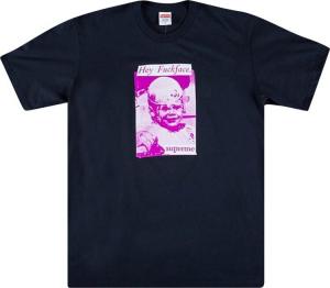 Футболка Supreme f*ck Face Tee 'Navy', синий