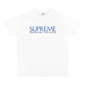 Футболка Supreme Nuova York Tee 'White', белый