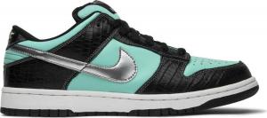 Лимитированные кроссовки Nike Diamond Supply Co. x Dunk Low Pro SB 'Tiffany', бирюзовый