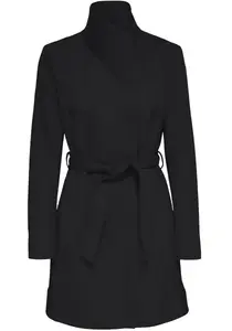 Only полупальто "ONLELLI LIGHT COAT CS OTW", цвет Black Detail:Solid
