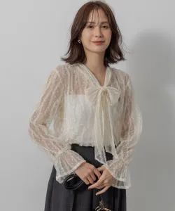 Блузка из тюля с оборками Suite, цвет Ivory [002]