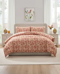 Роскошный мягкий биоморфный комплект постельного белья из 7 предметов, размер Queen Nestl, глиняный