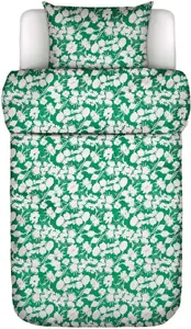 Комплект постельного белья из сатина Hanne, цвет Vivid Green, размер 140x200+70x90 Marc O'Polo