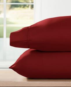 Комплект постельного белья Style Simplified из 3 предметов, размер Twin ienjoy Home, Burgundy