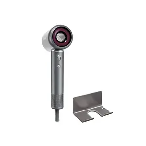 CONFU Фен 1700W с отрицательными ионами для ухода за волосами, термостат и быстрая сушка, безщеточный мотор, настройки памяти, F3grey ZJ