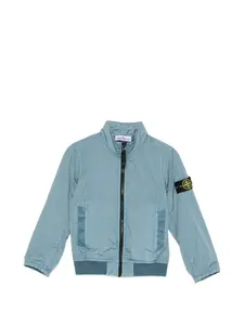 Куртка на молнии Stone Island Junior, синий