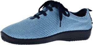 Женские туфли Arcopedico LS 1151 - шнуровка, поддержка и комфорт при ходьбе - посадка как носок - поддержка свода стопы и амортизация - съемные стельки - веганские - моющиеся - подходящие для путешествий, синий