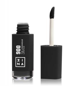Жидкая помада 3INA Longwear Lipstick, Nr. 900 - Black, 7 ml
