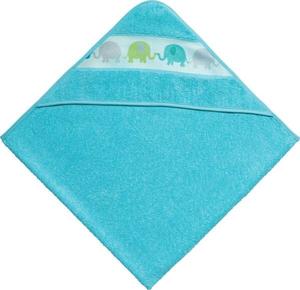 Полотенце с капюшоном 138866 Erwin Müller, бирюзовый