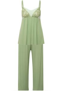 Пижама Ulla Popken, пастельный зеленый