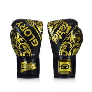 Перчатки Fairtex X Glory Limited Edition Gloves – Lace up, черный